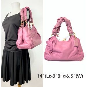 Authentic Coach   No. 12437.  Leather Satchel.    New•with Tag Never Used